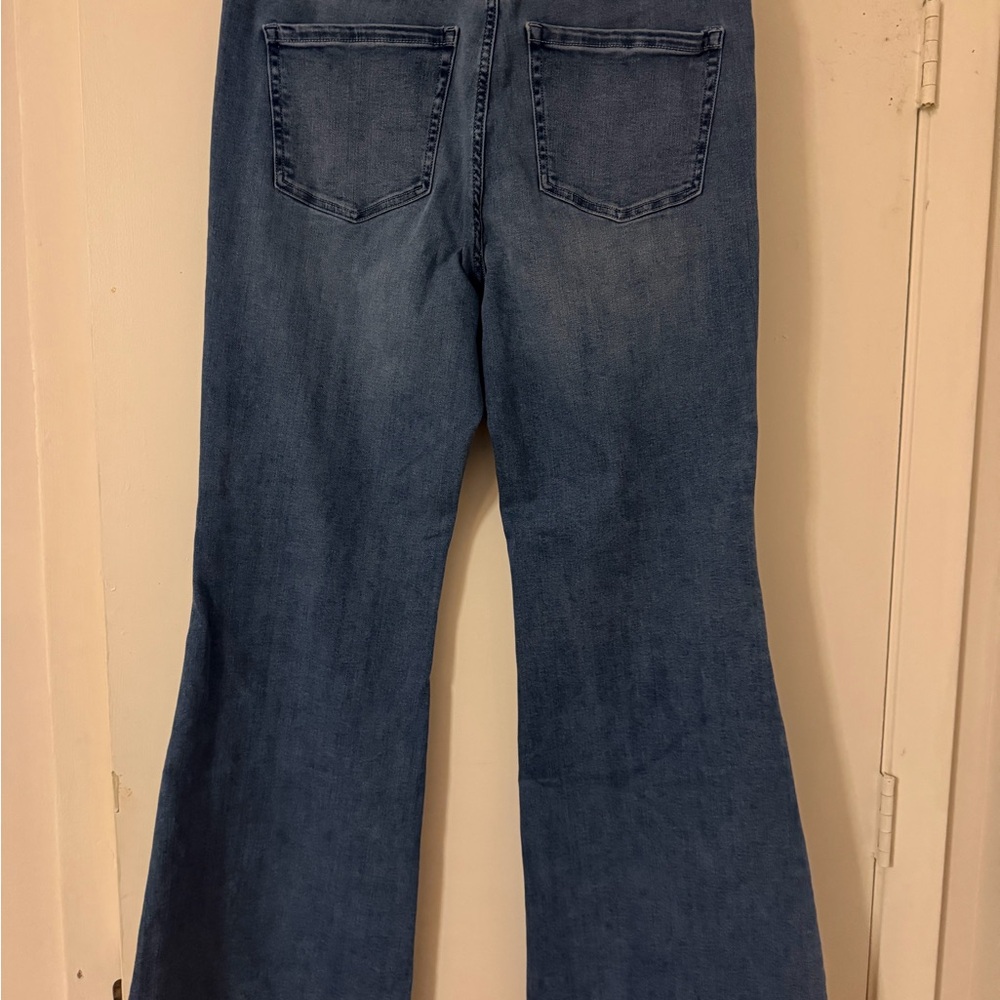 Aeropostale Flare Wide Leg Blue Jeans - Picture 2 of 6